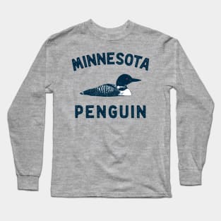 Funny Loon Minnesota Penguin Long Sleeve T-Shirt